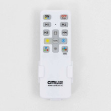 Потолочный светодиодный светильник с пультом ДУ Citilux Купер RGB Черный CL724105G1