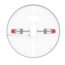 Встраиваемый светодиодный светильник Gauss Elementary Adjustable Frameless 9034460236