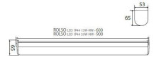 Светильник для зеркал в ванную с выключателем Kanlux ROLSO LED IP44 15W-NW 26700