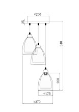 Подвесная люстра Freya Astery FR5375PL-03CH2