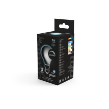 Лампа светодиодная филаментная диммируемая Gauss E14 9W 4100К матовая 105201209-D