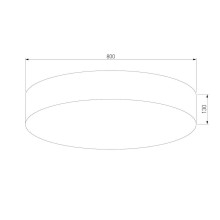 Потолочный светильник TK Lighting 2725 Rondo Graphite