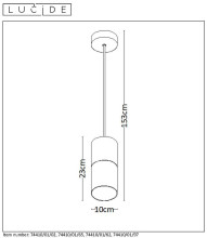 Подвесной светильник Lucide Zino 74410/01/65
