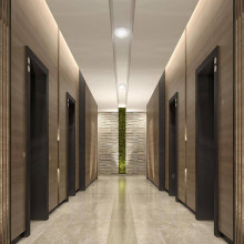 Накладной светодиодный пылевлагозащищённый светильник Feron AL3016 c ИК-датчиком 48564