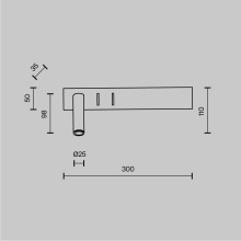 Настенный светодиодный светильник Maytoni Comodo C031WL-L8W3K