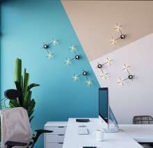 Настенный светодиодный светильник Odeon Light L-vision Costella 3906/9WL