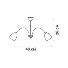 Потолочная люстра Vitaluce V1451/5PL