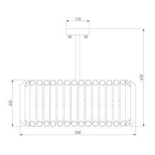 Потолочная люстра Bogates Castellie 362/5