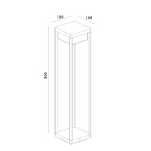 Ландшафтный светодиодный светильник Maytoni Baker Street O021FL-L10B3K