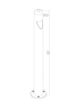 Уличный светодиодный светильник Maytoni Hagen O423FL-L5GF