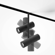 Трековый светодиодный светильник Maytoni Technical Magnetic Exility Elti Duo TR005-2-2X12W3K-B