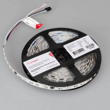 Светодиодная лента Arlight 16W/m 72LED/m 5060SMD разноцветный 5М DMX-B72-10mm 24V 037869