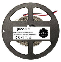 Светодиодная влагозащищенная лента Jazzway 6W/m 60Led/m 2835SMD холодный белый 5M 2859013