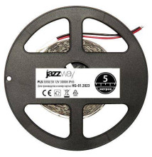 Светодиодная влагозащищенная лента Jazzway 7,2W/m 30Led/m 5050SMD теплый белый 5M 3327538