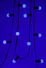 Лампа светодиодная ЭРА E27 3W 3000K синяя ERABL50-E27 Б0049578