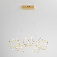 Подвесной светодиодный светильник Eurosvet Uma 90168/5 медь