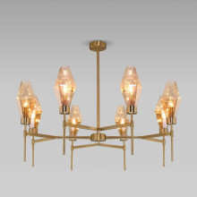 Потолочная люстра Eurosvet Prism 60143/8 латунь