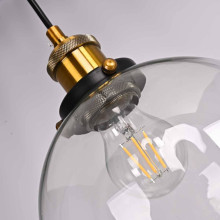 Подвесной светильник Imperium Loft Clear Glass Sphere Cloche 191634-22