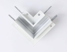 Коннектор L-образный для встраиваемого шинопровода Ambrella light Track System Magnetic GL3352