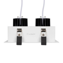 Встраиваемый светодиодный светильник Arlight CL-Kardan-S180x102-2x9W Warm 024127