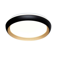 Настенно-потолочный светодиодный светильник Sonex Pale Tofiq Black 7651/DL