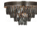 Подвесная люстра Lumina Deco Chici LDP 6002-500 R.GD+GY