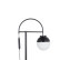 Торшер Lumina Deco Bertini LDF 5526 BK