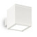 Уличный настенный светильник Ideal Lux Snif Ap1 Square Bianco 144276