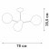 Подвесная люстра Vitaluce V4321/3PL