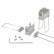 Крепёж Deko-Light Sliding Block with Springs Set 2 pcs 987040