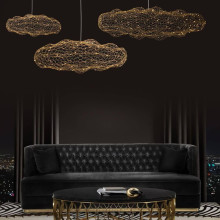 Подвесной светодиодный светильник Loft IT Cloud 10247/1500 Gold