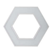 Подвесной светодиодный cветильник Geometria ЭРА Hexagon SPO-123-W-40K-045 45Вт 4000К белый Б0050554