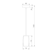 Подвесной светодиодный светильник Eurosvet Bonaldo 50246/1 Led золото