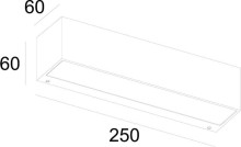 Уличный настенный светодиодный светильник Deko-Light Linear II Double 731136