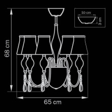 Подвесная люстра Lightstar Escica 806050