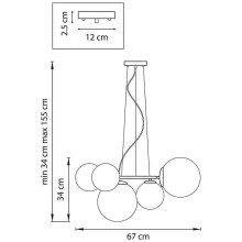 Подвесная люстра Lightstar Globo 815051
