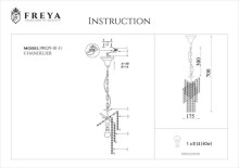 Подвесной светильник Freya Picolla FR1129-PL-01-G