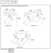 Спот Lucide Grony 17998/05/30