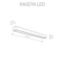 Настенный светодиодный светильник Nowodvorski Kagera Led 9503