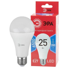 Лампа светодиодная ЭРА E27 25W 6500K матовая LED A65-25W-865-E27 R Б0048011