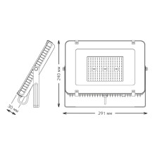 Прожектор светодиодный Gauss Qplus 100W 6500К 613511100