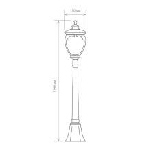 Уличный светильник Elektrostandard Andromeda F (GLYF-8024F) a027998