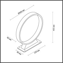 Уличный светильник Odeon Light Nature Uvo 6615/6FL