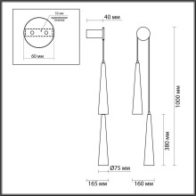 Бра Odeon Light LUMP 5043/24WL