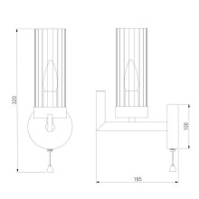 Бра Eurosvet Arganie 60133/1 латунь