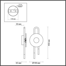 Бра Odeon Light Exclusive Modern Magnet 5407/6WL