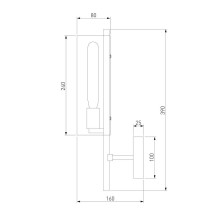 Бра Eurosvet Trompeta 70144/1 хром