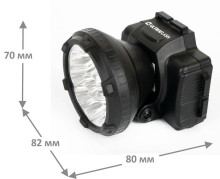 Налобный светодиодный фонарь Ultraflash Headlite аккумуляторный 90х75 33 лм LED5363 11257