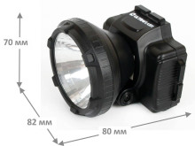 Налобный светодиодный фонарь Ultraflash Headlite аккумуляторный 90х75 33 лм LED5364 11258