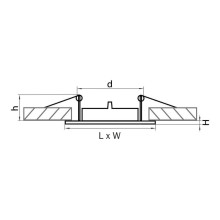 Встраиваемый светильник Lightstar Lega16 011944